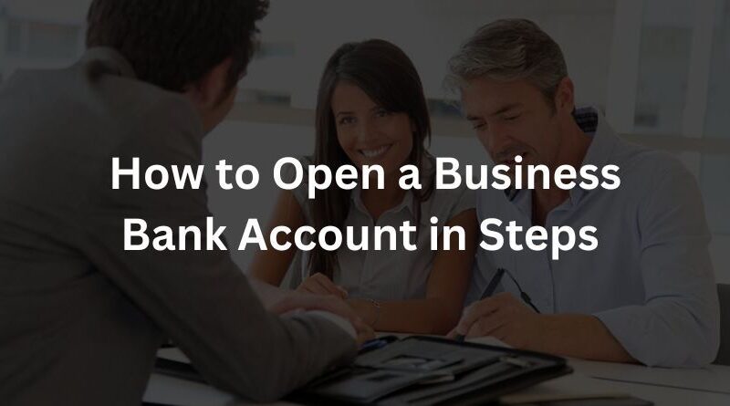 opening a business account