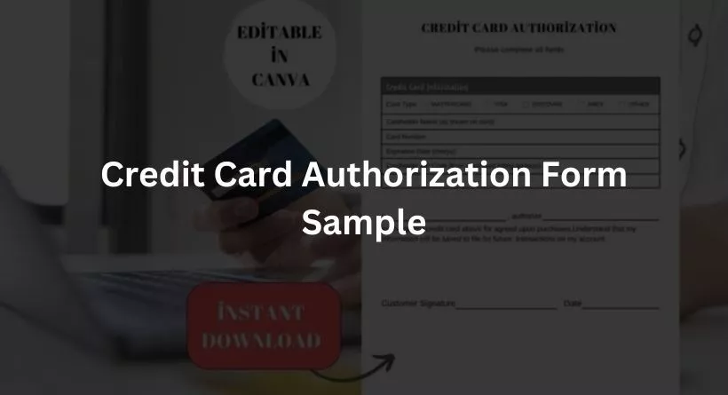 credit card authorization form pdf

