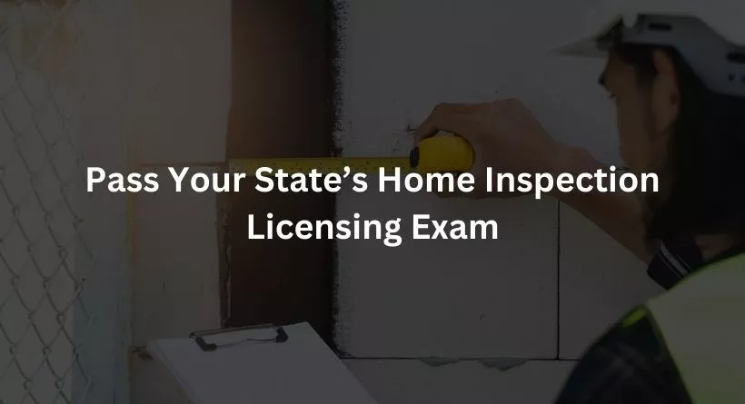 how to become a home inspector

