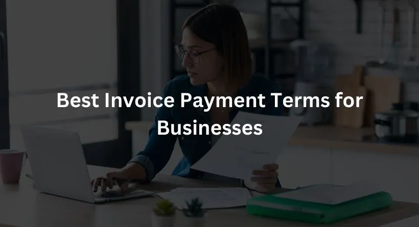payment terms on invoice

